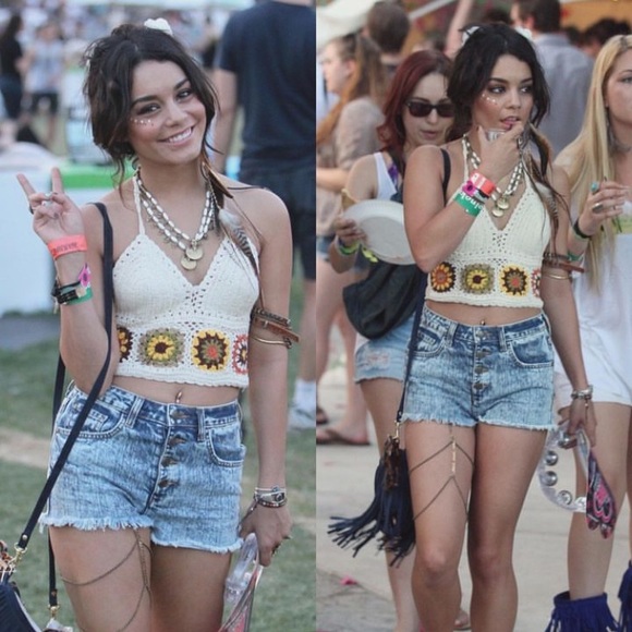 Crochet granny square halter top - Picture 1 of 3